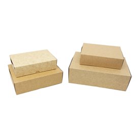 Gebakdoos Karton Kraft 25,8x18,9x8cm 2kg (20 stuks) 