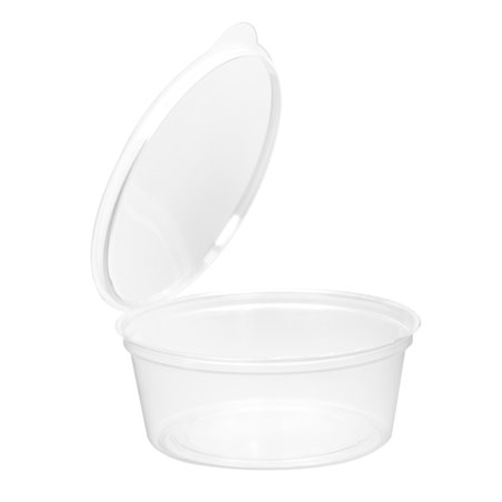 Plastic Container APET Rond vormig transparant 80ml (450 stuks)