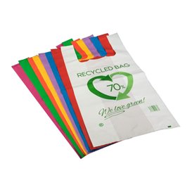 Herbruikbaar Plastic Hemddraagtassen Groen 42x53cm 50µm (1 Kg)