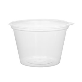 Plastic Container APET Rond vormig transparant 125ml (405 stuks)