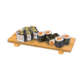 Bamboe sushi dienblad 30x11x2,5cm (1 stuk) 