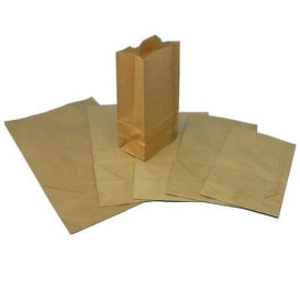 Papieren zak zonder handvat kraft 25+15x43cm (250 stuks)