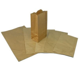 Papieren zak zonder handvat kraft 18+12x29cm (1000 stuks)