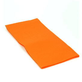 Papieren servet dubbel punt oranje 1/8 40x40cm (50 stuks) 