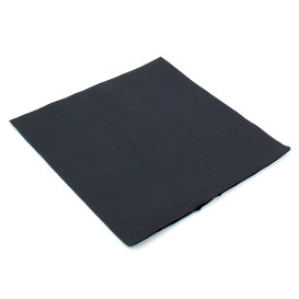 Papieren servet dubbel punt zwart 40x40cm (50 stuks) 